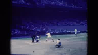 Middletown Pennsylvania (1975): Pitcher Throws A Strike From The Mound To The