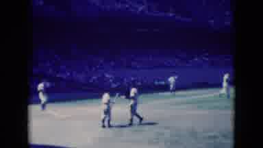Middletown Pennsylvania (1975): The Players Are Playing In The Cricket Ground In