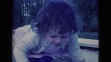 Middletown Pennsylvania (1975): Cute Little Girl Smiling To A Camera While