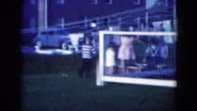 Middletown Pennsylvania (1975): Child Pushing A Play Lawn Cutter With Other