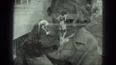 Milwaukee Wisconsin USA (1975): Girl Holds Black Cat While Pair Of Girls Walk And