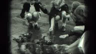 Venice Italy (1975): Young School Girls Nurturing The Pigeons
