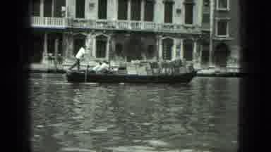 Venice Italy (1975): Mean Streets Boat Filled With Tourists Down The Canal In
