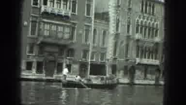 Venice Italy (1975): Gondolas Gondoliers Waterways And Buildings In Venice Italy