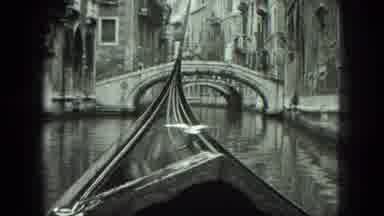 Venice Italy (1975): Relaxing Ride On Boat Heading Under A Bridge