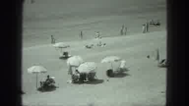 Venice Italy (1975): Children Running Toward Beach Playing In The Waves And Having