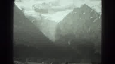 Venice Italy (1975): Beautiful Scenic View Of Huge Snow Capped Mountains In The