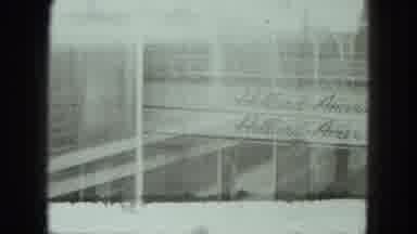 Venice Italy (1975): Mobile Bridge Being Put Into The Side Of The Building As