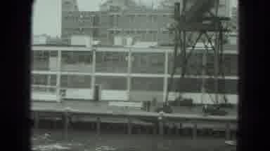 Venice Italy (1975): Abandoned Factory Near The River With A Guard Tower With A