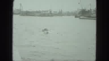 Venice Italy (1975): Large Ship Parked At Pier And Water Flows Past Partially