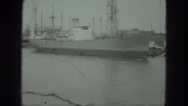 Venice Italy (1975): Ships In Harbor Filmed In Black And White A Long Time Ago
