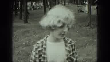 Milwaukee Wisconsin USA (1975): Girl Walking Outside And Speaking To The Camera In