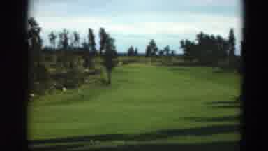 Duluth Minnesota USA (1975): Lady In White Dress Strolls In The Middle Of A Field