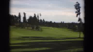 Duluth Minnesota USA (1975): Women Hitting A Hole In One At A Golfing Course