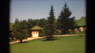 Duluth Minnesota USA (1975): Grassy House Landscape With Trees And Path