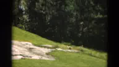 Duluth Minnesota USA (1975): A Person Playing Golf In An Empty Field