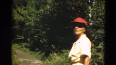 Duluth Minnesota USA (1975): People On A Golf Course And In The Trees Looking