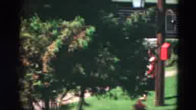 Duluth Minnesota USA (1975): A Person Walking Along The Trail To Head Towards The