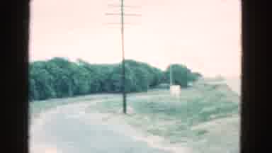 Florida USA (1975): Camera Shows Power Lines Or Antena Next To The Trees Next To