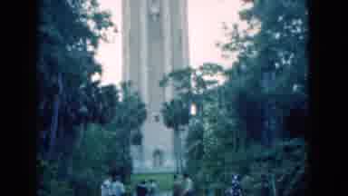 Florida USA (1975): People Gathering Around Old Infrastructure