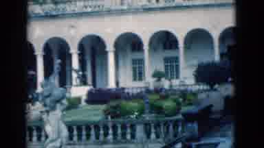Florida USA (1975): View Of Balcony Overlooking Garden Area On A Clear Day