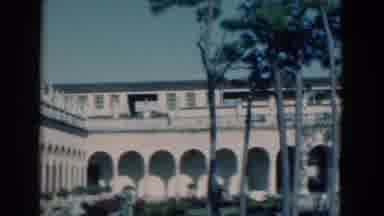 Florida USA (1975): View Of Balcony Overlooking Garden Area On A Clear Day