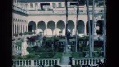 Florida USA (1975): Video Of The Front Yard Of A Mansion In Slow Motion