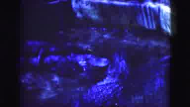 Florida USA (1975): Five Seconds Of Looking At A Blue Abstract Watery Looking