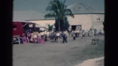Florida USA (1975): Color Clip Of People In Tropical Environment Including A Woman