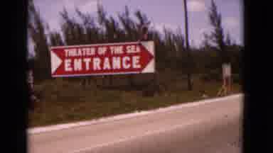 Florida USA (1975): A Sign Of The Theater Of The Sea Entrance Followed By A View