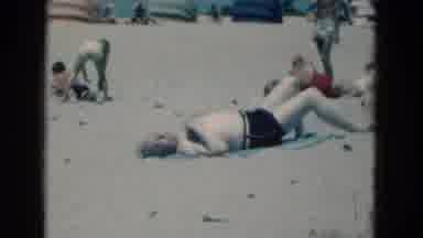 Florida USA (1975): Hot White Sandy Day At The Beach Under The Sun