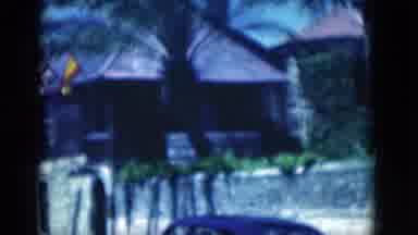 Florida USA (1975): A Beautiful House With Different Countries Flags