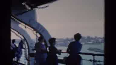 Florida USA (1975): People On A Boat Watching The Ocean