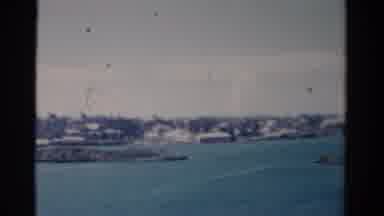 Florida USA (1975): Bright Blue Ocean Looks Calm Next To The Cityscape In The