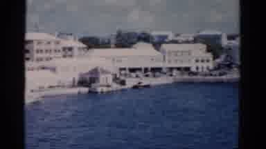 Florida USA (1975): Seaside Buildings View In A Cloudy Day