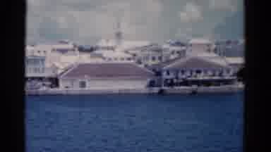 Florida USA (1975): View Of The Water And Two Women Standing On The Dock