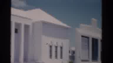 Florida USA (1975): Very Nice White House With Columns Then Shot Of Hills And