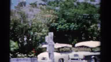 Florida USA (1975): They Wait For Their Vehicle To Get To Their Place