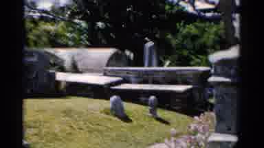 Florida USA (1975): Visiting A Landmark Seems To Be Cemetery Several Stones Are