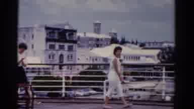 Florida USA (1975): Two Women Walking Around On A Boat