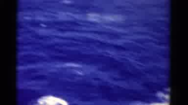 Florida USA (1975): Deep Blue Ocean Wave Water On A Bright Sunny Day