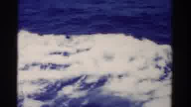 Florida USA (1975): Ocean Old Camera Footage Pretty Blue With Some Waves And Foam
