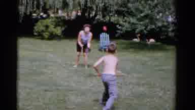Florida USA (1975): Baseball Practice At Home