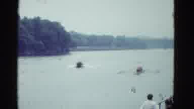 Boston Mass USA (1975): Rowing In The Lake Paddling Competition