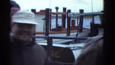 Boston Mass USA (1975): Power Boat Riding Joyriding