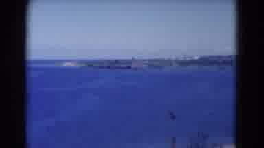 Florida USA (1975): Passengers Board A Plane With A Nice Ocean View In Close Range