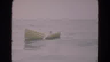 Florida USA (1975): Car Pulling Something Behind It With Someone On A Raft