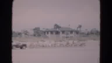 Florida USA (1975): View Of Car Towing Long Tandem Bicycle On A Cloudy Day