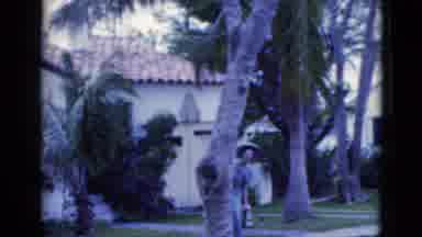 Florida USA (1975): Woman Sneaking Around
