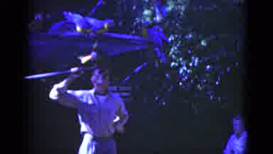 Florida USA (1975): The Parrot Trainer Showing The Crowd What The Birds Do